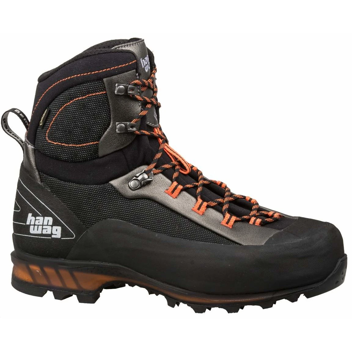 Hanwag Ferrata GTX II Schuhe - Black/Orange 1 Hanwag Ferrata GTX II Schuhe - Black/Orange