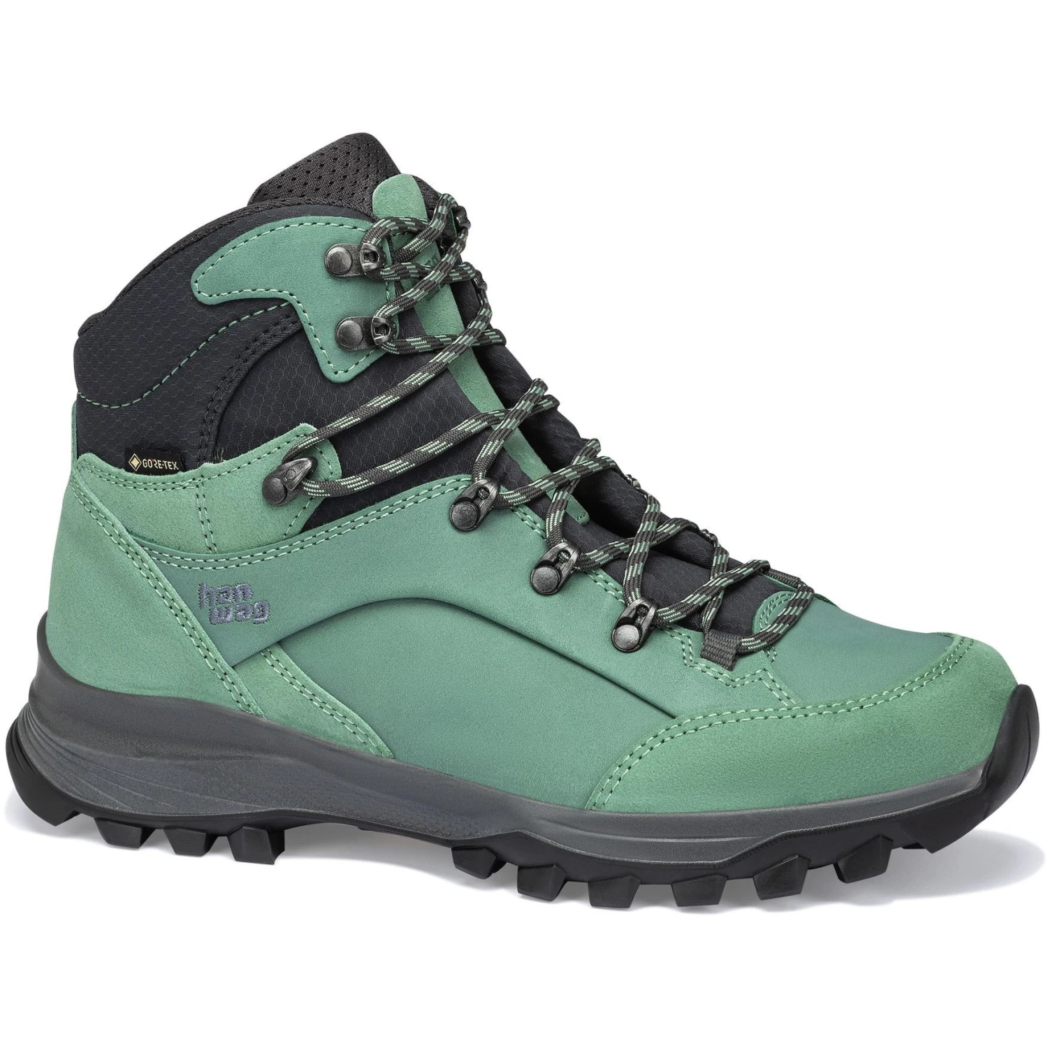 Hanwag Banks GTX Damen Wanderschuhe - Mint/Asphalt 1 Hanwag Banks GTX Damen Wanderschuhe - Mint/Asphalt
