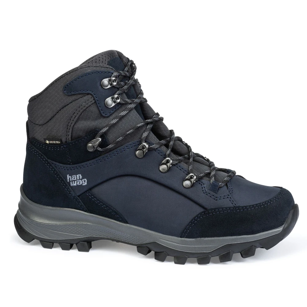 Hanwag Banks Lady GTX Damen Wanderschuhe - Navy/Asphalt 1 Hanwag Banks Lady GTX Damen Wanderschuhe - Navy/Asphalt