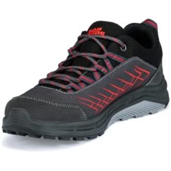 Hanwag Coastridge Low ES Wanderschuhe - Asphalt/Rot -Hanwag hanwag coastridge low es hiking shoes asphalt red 12 1423706