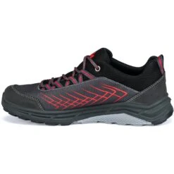 Hanwag Coastridge Low ES Wanderschuhe - Asphalt/Rot -Hanwag hanwag coastridge low es hiking shoes asphalt red 14 1423707