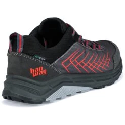 Hanwag Coastridge Low ES Wanderschuhe - Asphalt/Rot -Hanwag hanwag coastridge low es hiking shoes asphalt red 6 1423703