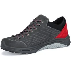 Hanwag Coastrock Low ES Wanderschuhe - Asphalt/Rot -Hanwag hanwag coastrock low es hiking shoes asphalt red 6 1423735