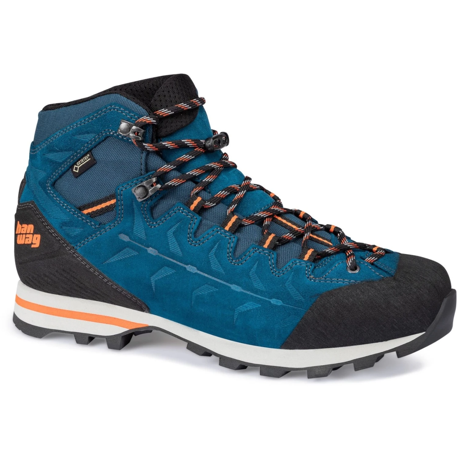 Hanwag Makra Light GTX Schuhe - Seablue/Orange 1 Hanwag Makra Light GTX Schuhe - Seablue/Orange