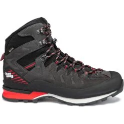 Hanwag Makra Pro GTX Wanderschuhe - Asphalt/Rot